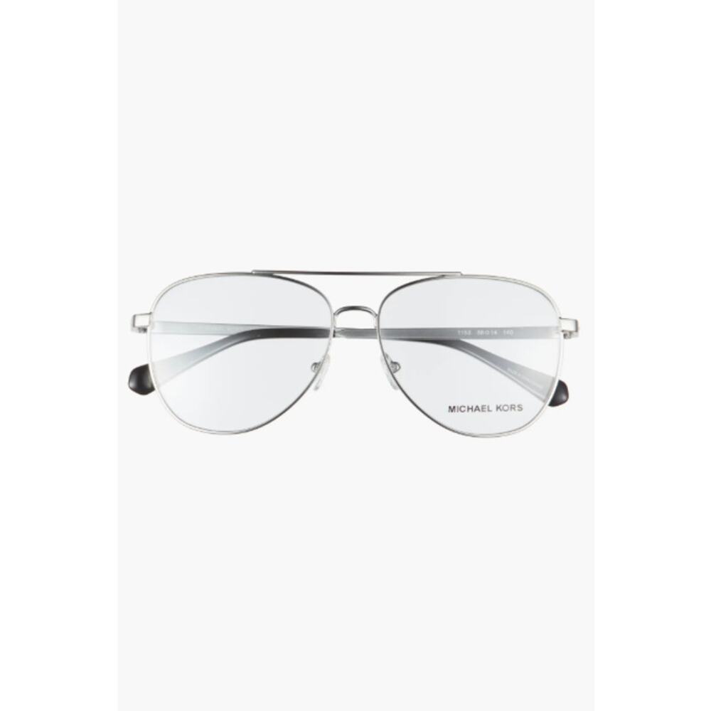 Michael Kors Pilot Optical Glasses – Silver (New, Authentic)